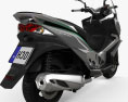 Kawasaki J300 2014 3d model back view