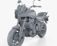 Kawasaki Versys 2014 Modèle 3d clay render