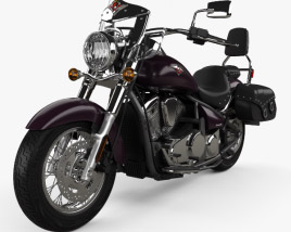 Kawasaki Vulcan 900 Light Tourer 2014 3D 모델 