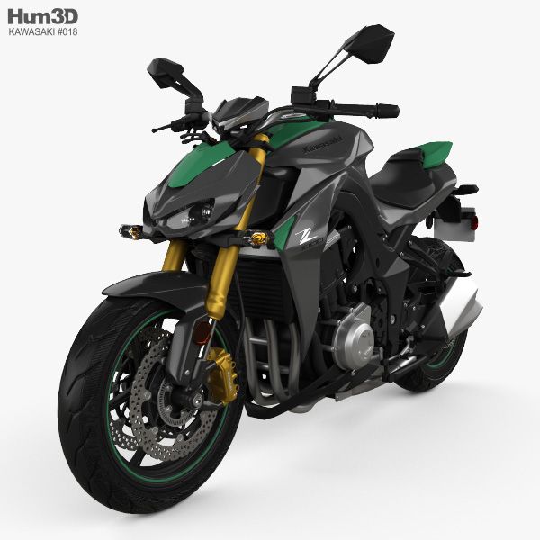 Kawasaki Z1000 2014 3D model