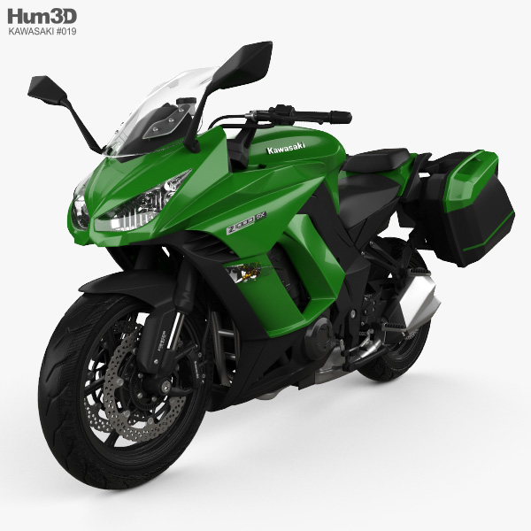 Kawasaki Z1000SX Tourer 2014 3D model