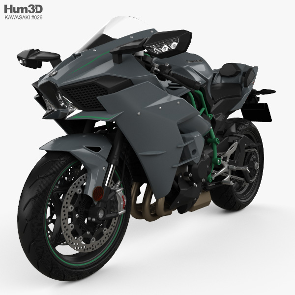 Kawasaki Ninja H2 2015 3D model
