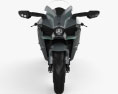 Kawasaki Ninja H2 2015 Modèle 3d vue frontale