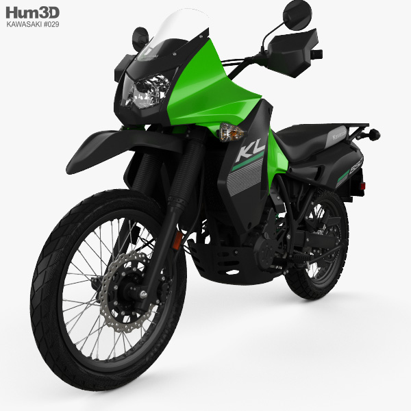 Kawasaki KLR650 2015 3D model