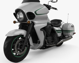 Kawasaki Vulcan 1700 Vaquero 2015 3D 모델 