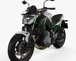 Kawasaki Z650 2017 3Dモデル