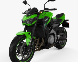 Kawasaki Z900 2017 3D model