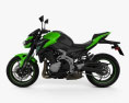 Kawasaki Z900 2017 Modello 3D vista laterale