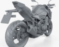 Kawasaki Z900 2017 Modello 3D