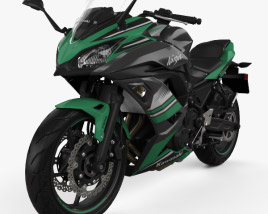 Kawasaki Ninja 650 2017 3D model