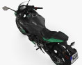Kawasaki Ninja 650 2017 3d model top view