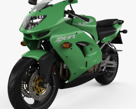 Kawasaki Ninja ZX-9R 1998 3D model