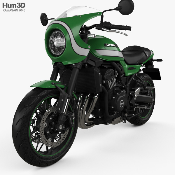 Kawasaki Ninja Z900RS Cafe 2018 Modelo 3D