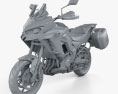 Kawasaki Versys 1000 SE LTplus 2019 3d model clay render