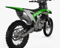 Kawasaki KX250F 2017 3d model back view