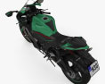Kawasaki ZX-10R 2021 Modelo 3D vista superior