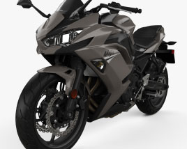 Kawasaki Ninja 650 2021 3D модель