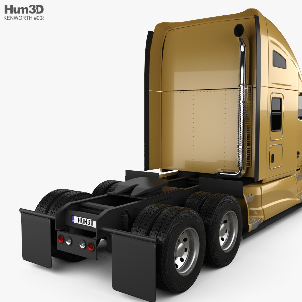 Kenworth T680 トラクター・トラック 3アクスル 2012 3Dモデル