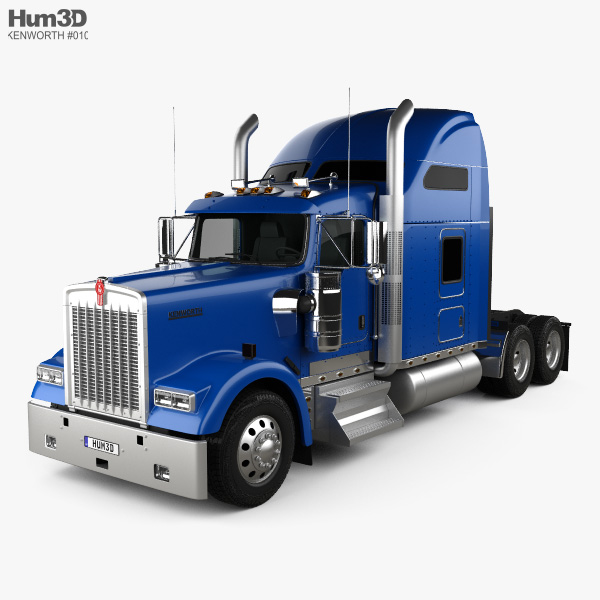 Kenworth W900L Tractor Truck 2016 3D model