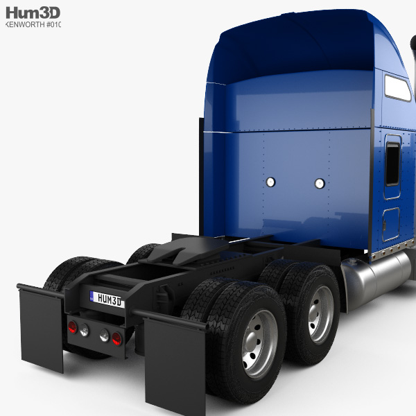 Kenworth W900l Sattelzugmaschine 2005 3d Modell Fahrzeuge On Hum3d