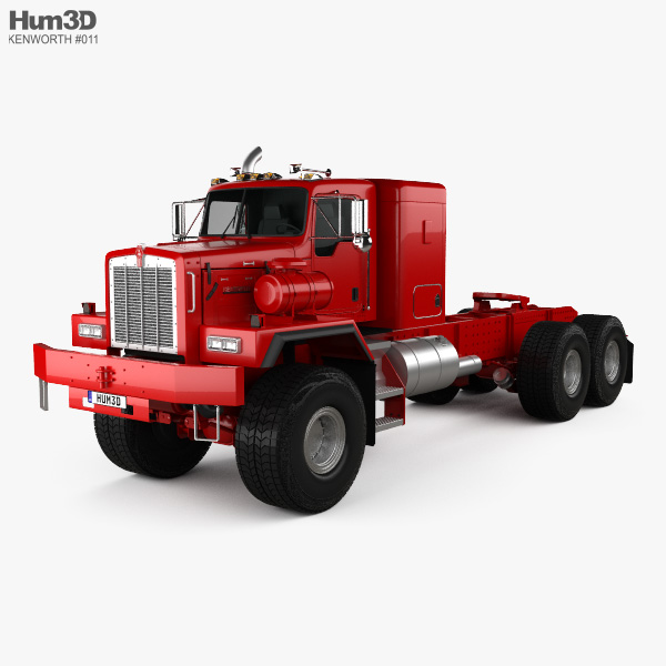 Kenworth C500 Tractor Truck 2008 3D model