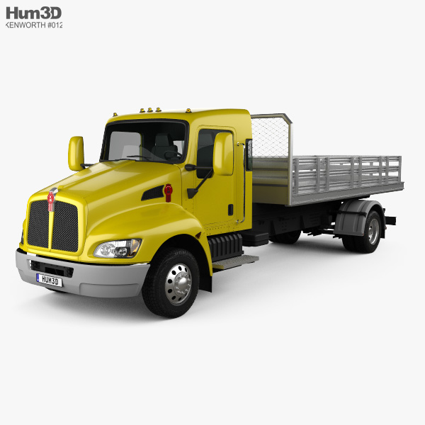 Kenworth T170 Camión de Plataforma 2009 Modelo 3D