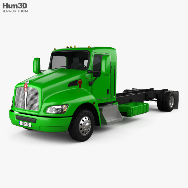 Kenworth T270 Camião Chassis 2009 Modelo 3d