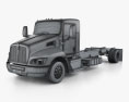 Kenworth T270 Chassis Truck 2016 3d model wire render