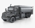 Kenworth T370 Tanker Truck 3-axle 2016 3d model wire render