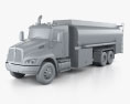 Kenworth T370 Tanker Truck 3-axle 2016 3d model clay render