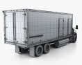 Kenworth T440 Refrigerator Truck 3-axle 2016 3d model