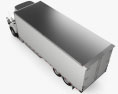 Kenworth T440 냉장고 트럭 3축 2016 3D 모델  top view