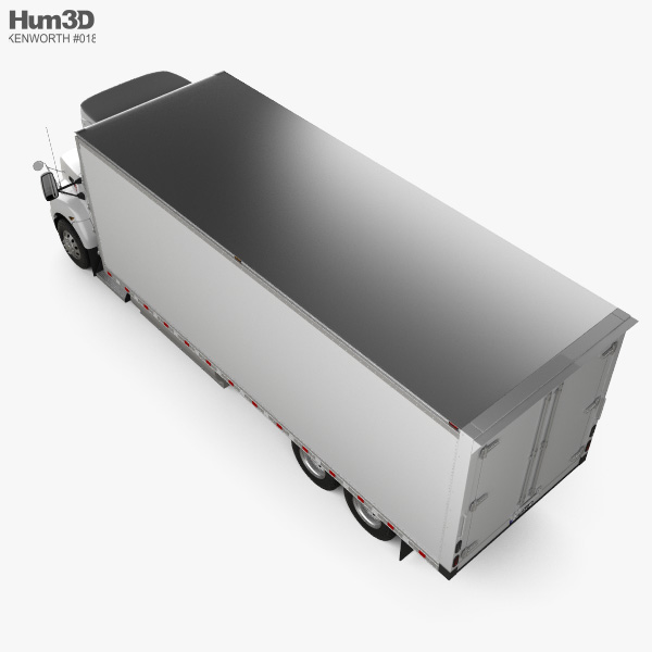 Download Kenworth T440 Refrigerator Truck 3-axle 2009 3D model ...