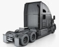 Kenworth T700 Tractor Truck 3-axle 2016 3d model
