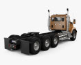 Kenworth T880 Chassis Truck 4-axle 2018 3d model back view
