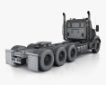 Kenworth T880 Chassis Truck 4-axle 2018 3d model