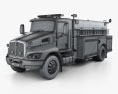 Kenworth T370 Fire Truck 2016 3d model wire render
