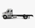 Kenworth T370 Chassis Truck 2018 3d model side view