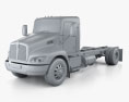 Kenworth T370 Chassis Truck 2018 3d model clay render