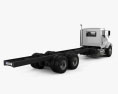 Kenworth T359 Day Cab Chassis Truck 3-axle 2014 3d model back view