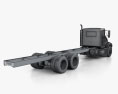 Kenworth T359 Day Cab Chassis Truck 3-axle 2014 3d model