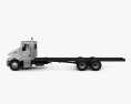 Kenworth T359 Day Cab Chassis Truck 3-axle 2014 3d model side view