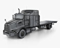 Kenworth T400 Flatbed Truck 2018 3d model wire render
