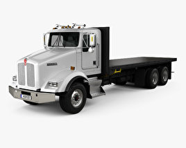Kenworth T450 Flatbed Truck 2000 3D model