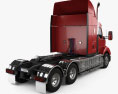 Kenworth T610 Sleeper Cab Tractor Truck 2022 3d model back view