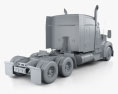 Kenworth W990 72-inch Sleeper Cab Tractor Truck 2022 3d model