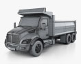 Kenworth T480 Dump Truck 2022 3d model wire render