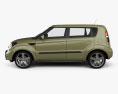 Kia Soul 2011 3d model side view