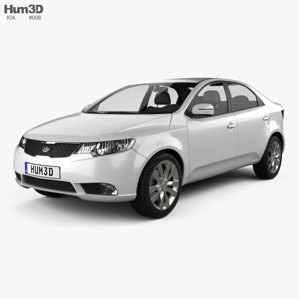 Kia Forte (Cerato, Naza) sedan 2014 3D model