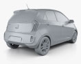 Kia Picanto (Morning) 5门 2012 3D模型